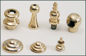 Brass Lighting Components Turned Brass Parts for Lighting & Lamp Accessories