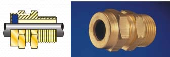 T.R.S. Brass Cable Glands 