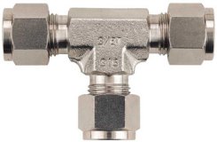 Brass Compression Tees Fittings Connectors 